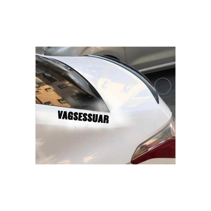 Citroen C Elysee Bagaj Üstü Spoiler Bagaj Çıtası Pianoblack