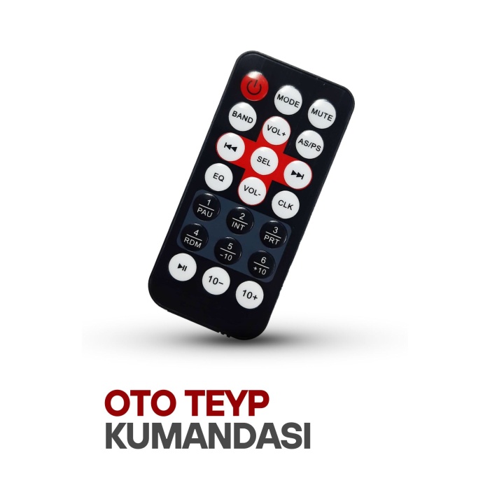 Çift Usbli Bluetooth Oto Teyp Araba Teyibi Kumandalı Oto Teyip Mp3 Çalar Amfi Çıkışlı