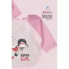 Süper Girl Desenli Sıvı Geçirmez Giyilebilir Mama Önlüğü (süper Girl)