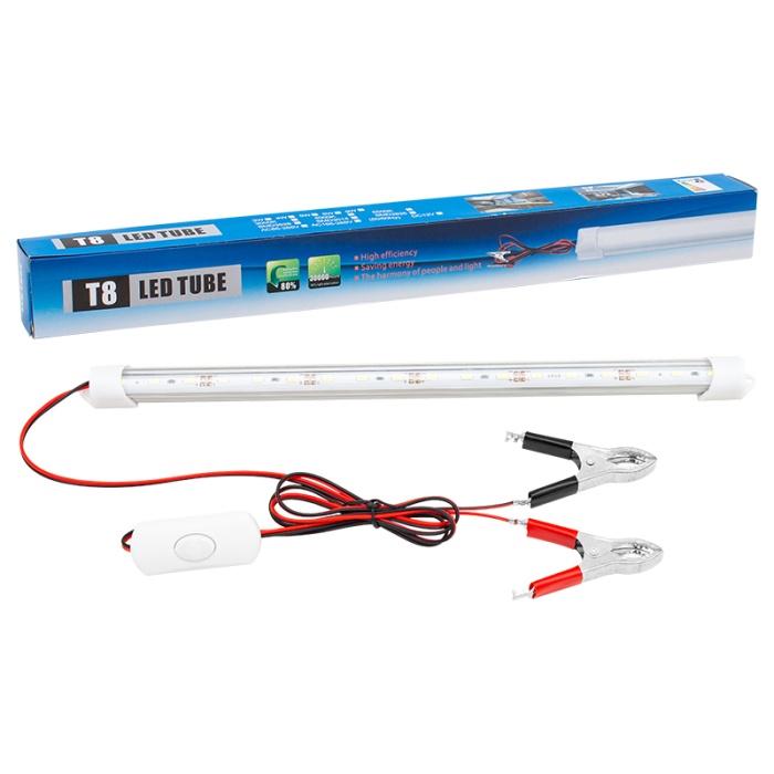 12 VOLT 5 WATT T8 LED AMPUL 30 CM AKÜ MAŞALI (K295)