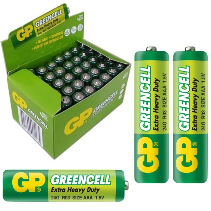 GP 24G-2S2 GREENCELL AAA İNCE KALEM PİL (40 LI PAKET) (K295)