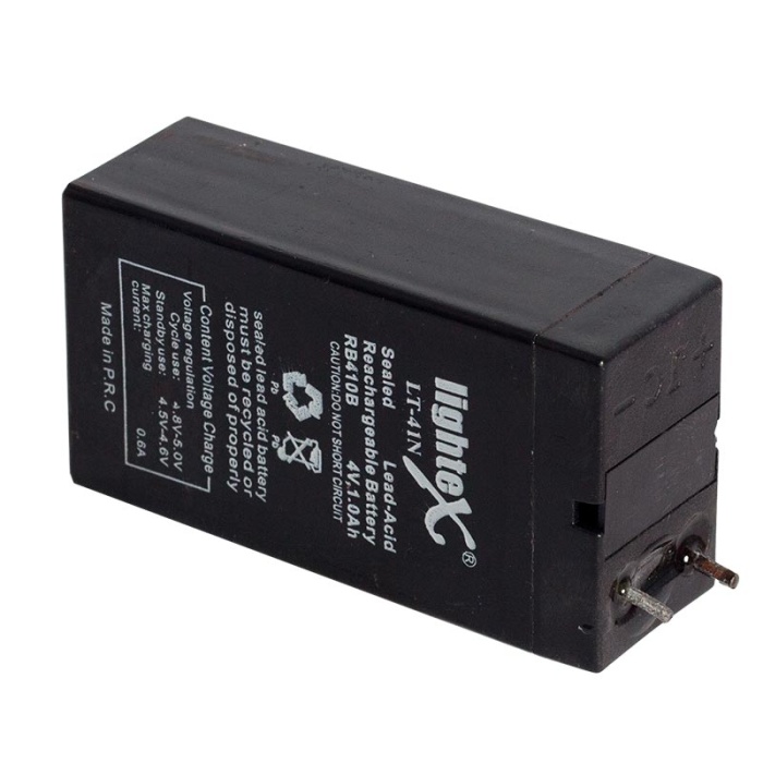 LIGHTEX LT-41N 4 VOLT - 1 AMPER IŞILDAK AKÜSÜ (35 X 22 X 64 MM) (K295)