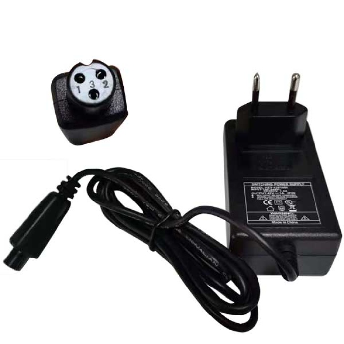 42 VOLT - 1 AMPER 3 PİNLİ PRİZ TİPİ GİNGER ŞARJ ADAPTÖRÜ (K295)