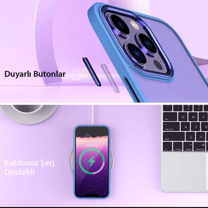 İphone 15 Pro Max Kılıf Power Silikon