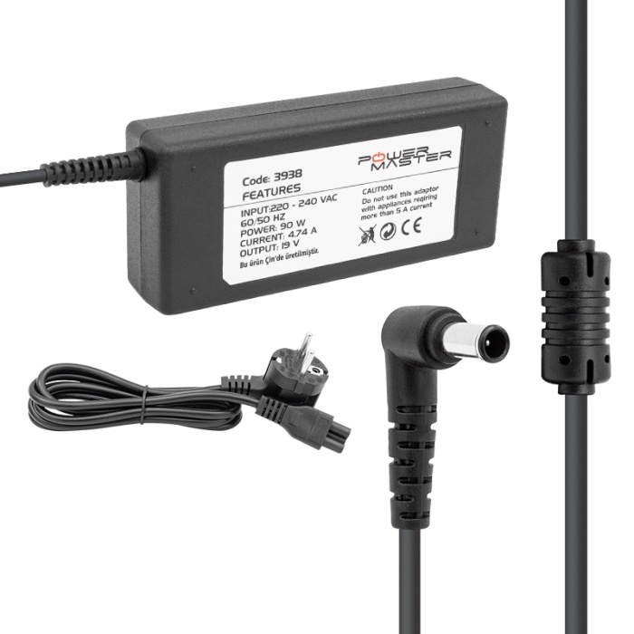 NOTEBOOK ADAPTÖR SONY 19.5V/4.74A 6.5*4.4 UÇ - SAMSUNG LED TV ADAPTÖRÜ (81) (K295)