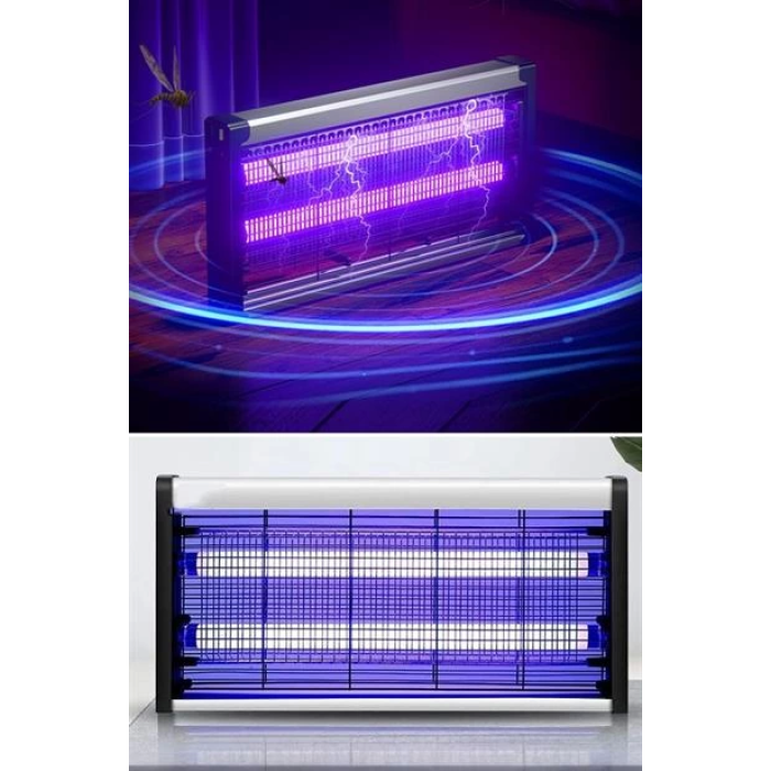 Masaüstü Veya Duvara Asılabilen 10w Uzun Enli Sessiz Sinek Öldürücü Uv Mor Işıklı Makina