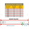 %100 Hakiki Deri Dikişli Model Erkek Kemer Siyah 4,5 Cm