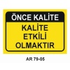 İŞ GÜVENLİĞİ UYARI LEVHASI 2 ADET PVC 21X29CM