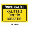 İŞ GÜVENLİĞİ UYARI LEVHASI 2 ADET PVC 21X29CM