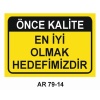 İŞ GÜVENLİĞİ UYARI LEVHASI 2 ADET PVC 21X29CM