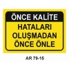 İŞ GÜVENLİĞİ UYARI LEVHASI 2 ADET PVC 21X29CM