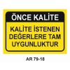 İŞ GÜVENLİĞİ UYARI LEVHASI 2 ADET PVC 21X29CM