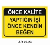 İŞ GÜVENLİĞİ UYARI LEVHASI 2 ADET PVC 21X29CM