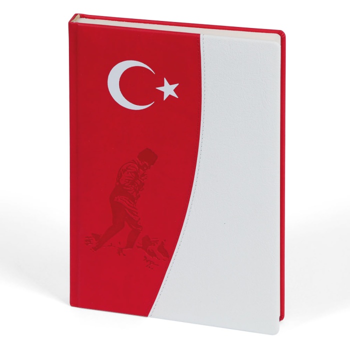 Kişiye Özel İsim Baskılı ATATÜRK TARİHSİZ DEFTER (17X24 CM)