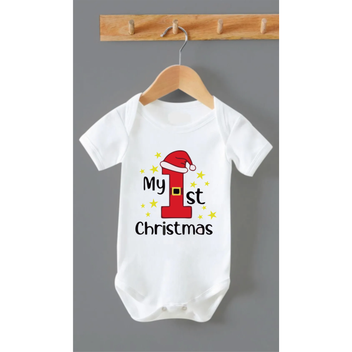 First Christmas Yılbaşı Bebek Body Zıbın ZBN269