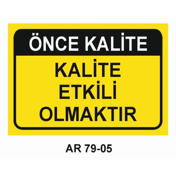 İŞ GÜVENLİĞİ UYARI LEVHASI 2 ADET PVC 21X29CM