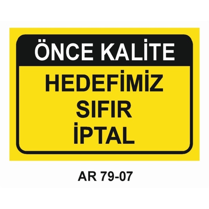 İŞ GÜVENLİĞİ UYARI LEVHASI 2 ADET PVC 21X29CM