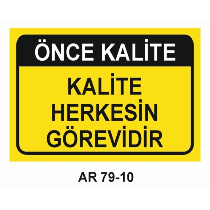 İŞ GÜVENLİĞİ UYARI LEVHASI 2 ADET PVC 21X29CM