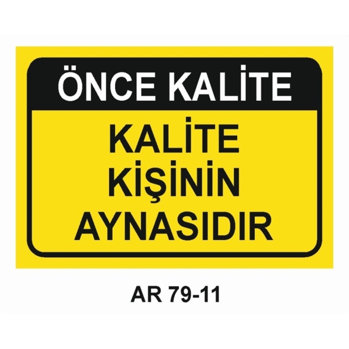 İŞ GÜVENLİĞİ UYARI LEVHASI 2 ADET PVC 21X29CM