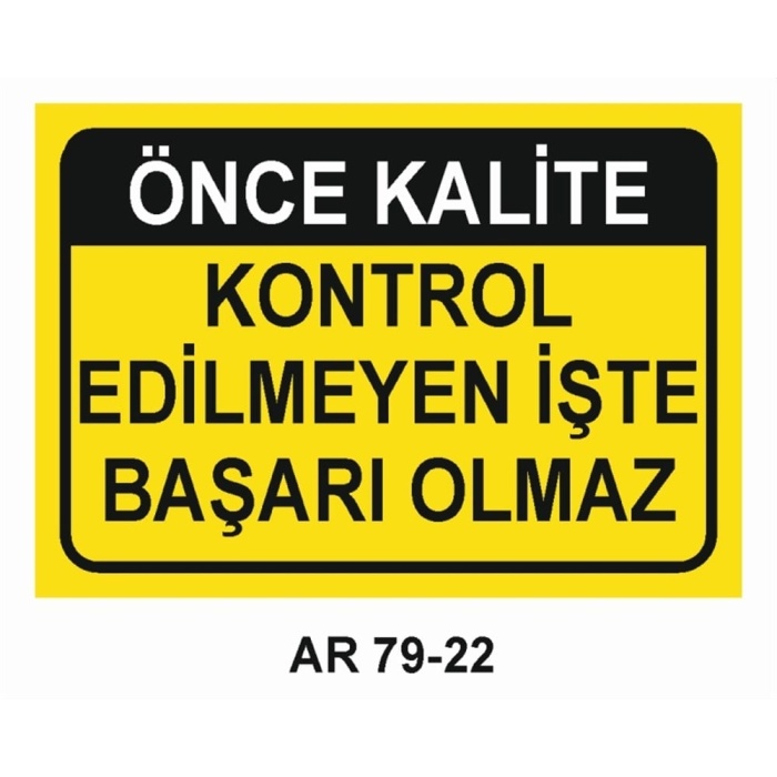 İŞ GÜVENLİĞİ UYARI LEVHASI 2 ADET PVC 21X29CM