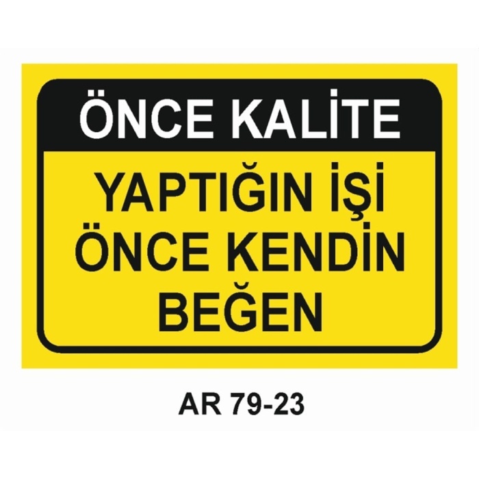 İŞ GÜVENLİĞİ UYARI LEVHASI 2 ADET PVC 21X29CM