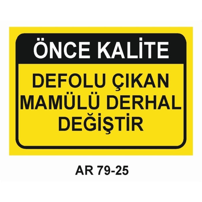 İŞ GÜVENLİĞİ UYARI LEVHASI 2 ADET PVC 21X29CM