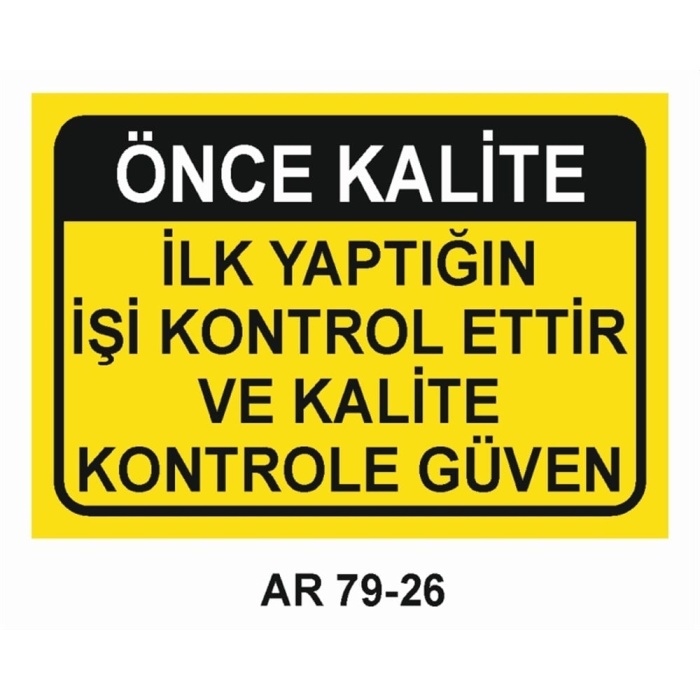 İŞ GÜVENLİĞİ UYARI LEVHASI 2 ADET PVC 21X29CM