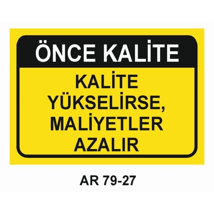 İŞ GÜVENLİĞİ UYARI LEVHASI 2 ADET PVC 21X29CM