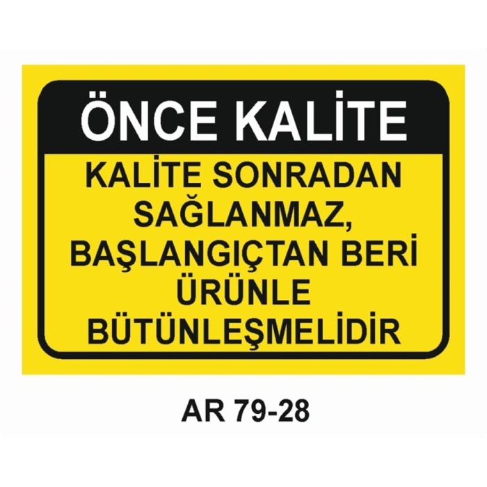 İŞ GÜVENLİĞİ UYARI LEVHASI 2 ADET PVC 21X29CM