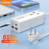 LDNIO SC1418 USB + PD Priz 65W Gan PD Şarj Adaptörü