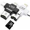 Card Reader 4in1 Type-C- İphone Lightning-Micro Usb Hafıza Kart Okuyucu