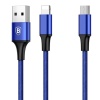 Baseus Rapid Series 2in1 İphone+ Micro Usb 3.0A Usb Kablo Şarj 120cm