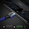 Baseus Rapid Series 2in1 İphone+ Micro Usb 3.0A Usb Kablo Şarj 120cm