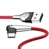 Baseus Mvp Led Işıklı Usb Type C Şarj Kablosu 3.0a 1metre Mobil Oyuncu Usb