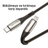 Baseus Horizontal USB Type-C PD18W iPhone 12-11 PRO,XR XS MAX  Hızlı Şarj Kablo 1Metre