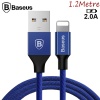 Baseus Yiven İPhone 11,11Pro XR,XS Max 1.2M Halat Usb Şarj Kablosu