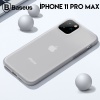 Baseus Jelly Liquid Silica Gel iPhone 11 Pro Max 6.5 Kılıf Şeffaf Sıvı Silikon Kılıf