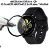 GOR Galaxy Watch Active 2 40mm 3D kavisli Nano Glass Ekran Koruyucu 2 Adet Set