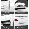 Baseus Airbag Bumper-Araç Şeffaf Tampon Scratch Çizik Koruyucu 4 adet Set