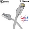 Baseus high Speed Six types of RJ45 Gigabit Ethernet kablosu (round cable)3metre