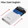 Haweel Diy 4X18650 Dijital Göstergeli Pil powerbank kutusu