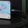 Baseus Zinc Safe Manyetik Usb Kablo Şarj Android Micro 2.1A 1Metre