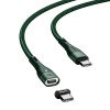 BASEUS Zinc Magnetic PD100W Hızlı Şarj Usb Type-C To Type C Kablo 1.5 Metre MacBook iPad Pro