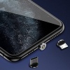 Floveme 540 Dönebilen Mıknatıslı Usb Şarj Kablosu 3 Başlık（iPhone+Type-C+Micro 1M
