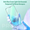 İPhone 12- 12 Pro 6.1 Anti -Blue Green Light Göz Korumalı Tempered Full Ekran Koruyucu