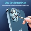 İPhone 12 Pro Max 3D Full Tempered Glass Cam Kamera Koruyucu