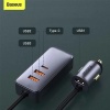 Baseus Share Together PPS 120W 4 Portlu (3 USB+1 Type-C) Hızlı Araç Şarjı 1.5m