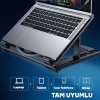 Ayarlanabilir Taban Çift Fanlı Tablet ve Laptop Soğutucu Stand