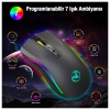 HXSJ A869 7200DPI Ayarlanabilir RGB Işık Gaming Oyuncu Mouse