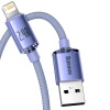 Baseus Crystal Shine USB to Lightning Hızlı Şarj iPhone Kablo 2 mt